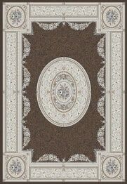 Dynamic Rugs ANCIENT GARDEN 57226-3295 Brown and Cream